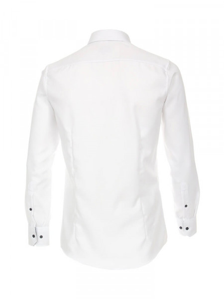 VENTI Regular Fit Camisa Blanco Button-Down Dobby