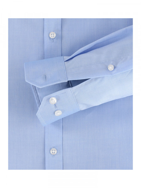 VENTI Slim Fit Camisa Azul claro Kent Popeline - Vista 2