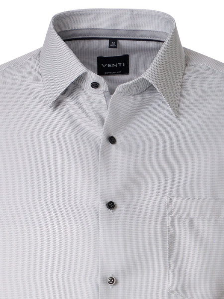 VENTI Comfort Fit Camisa Gris claro Kent Struktur - Vista 1