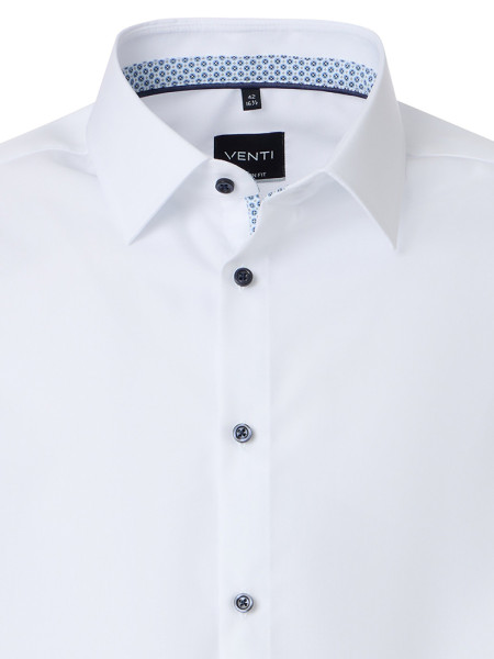 VENTI Regular Fit Camisa Blanco Kent Popeline - Vista 1