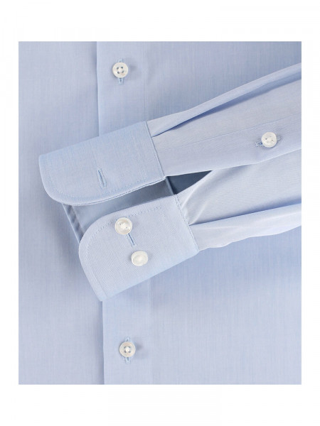 CASAMODA Comfort Fit Camisa Azul claro Kent Popeline - Vista 2