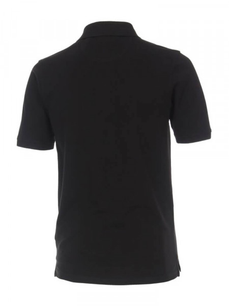 CASAMODA Polo Negro Piqué