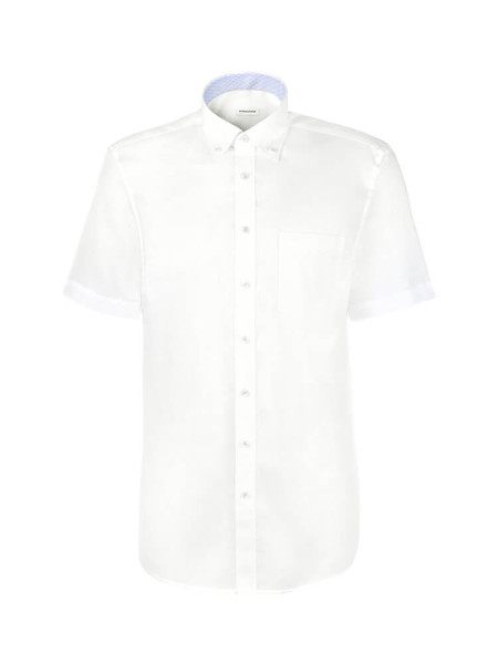SEIDENSTICKER Regular Fit Camisa Blanco Button-Down Struktur