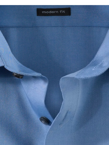 OLYMP Regular Fit Camisa Azul medio New Kent Chambray - Vista 1