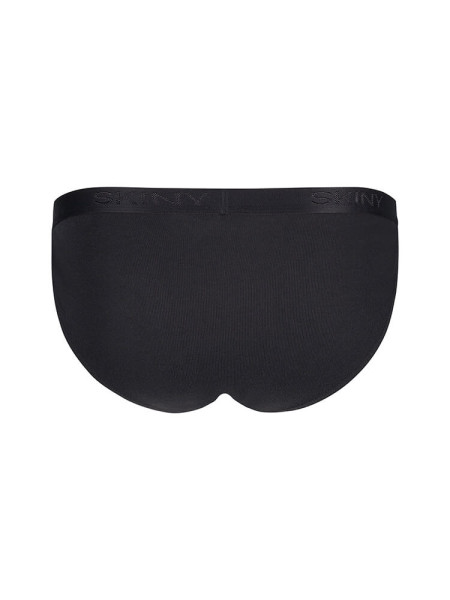 SKINY Regular Fit Negro Feinripp - Vista 2