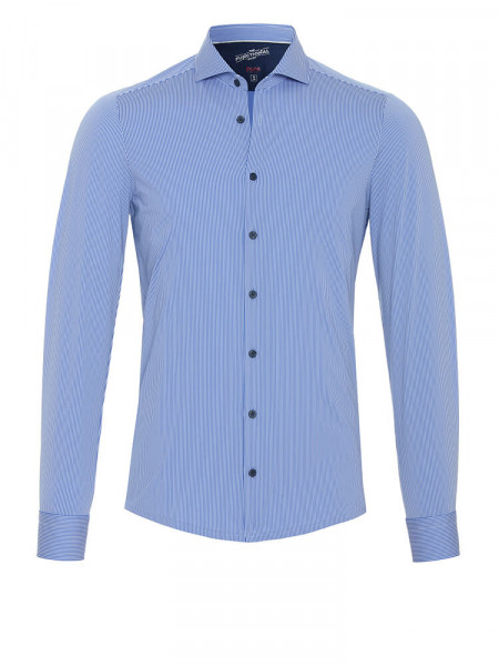PURE Extra Slim Fit Camisa Azul medio Haifisch Jersey - Vista 1