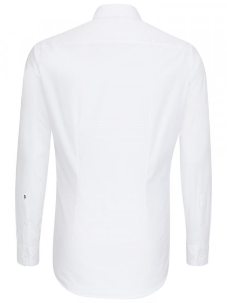 SEIDENSTICKER Extra Slim Fit Camisa Blanco Business Kent Popeline