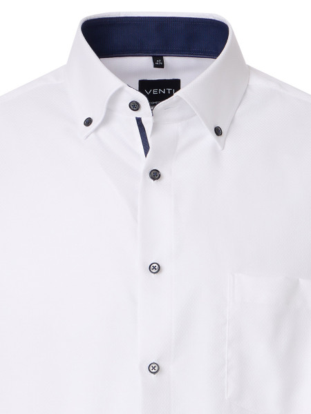 VENTI Comfort Fit Camisa Blanco Button-Down Struktur - Vista 1