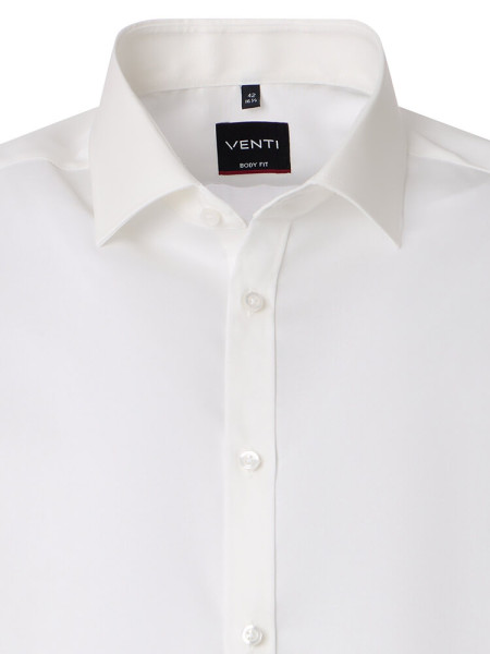 VENTI Slim Fit Camisa Beige claro Kent Popeline - Vista 1