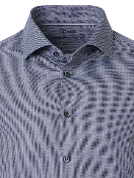 VENTI Slim Fit Camisa Azul oscuro Kent Jersey - Vista 1