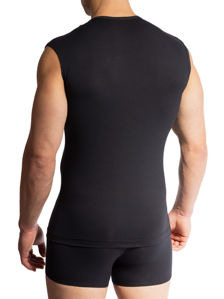 OLAF BENZ Regular Fit Negro Feinripp