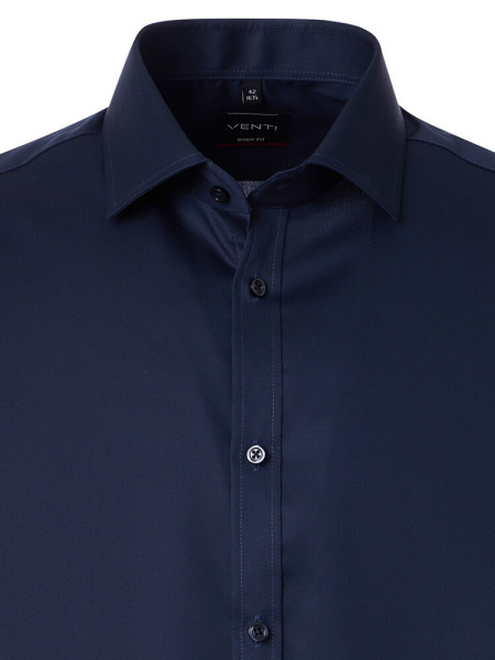 VENTI Slim Fit Camisa Marina Kent Popeline - Vista 1