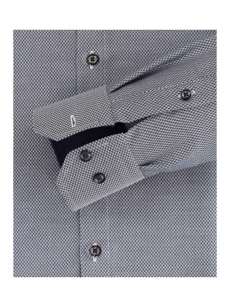 VENTI Regular Fit Camisa Azul oscuro Button-Down Dobby - Vista 2