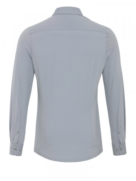 PURE Extra Slim Fit Camisa Gris claro Haifisch Jersey