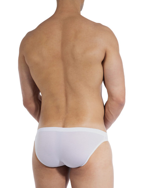 OLAF BENZ Regular Fit Blanco Microfaser