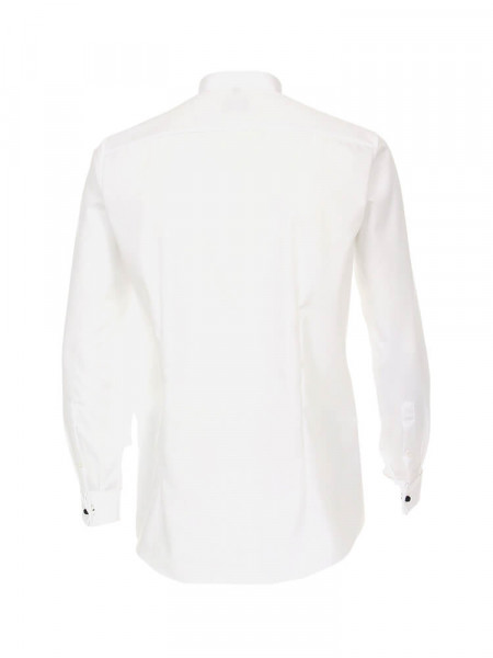 VENTI Regular Fit Camisa Blanco Kläppchen Popeline