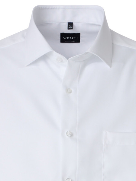 VENTI Comfort Fit Camisa Blanco Kent Twill - Vista 1