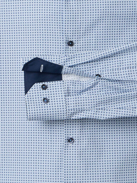 VENTI Regular Fit Camisa Azul claro Kent Popeline - Vista 2