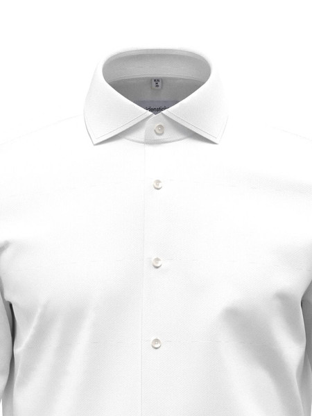 SEIDENSTICKER Regular Fit Camisa Blanco Kent Struktur - Vista 2
