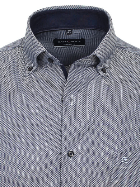 CASAMODA Comfort Fit Camisa Azul humo Button-Down Struktur - Vista 1