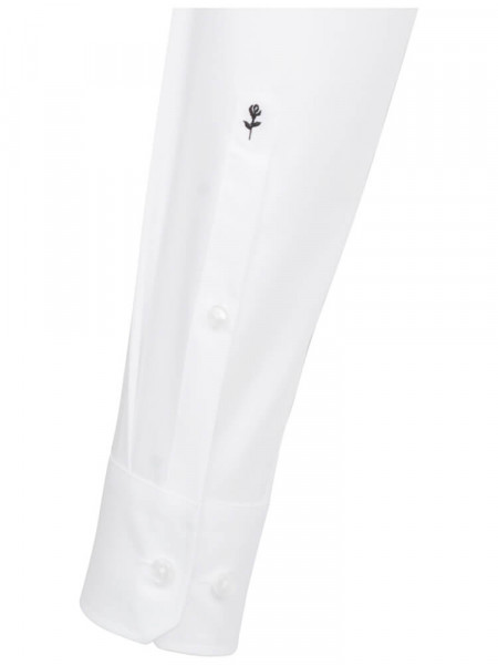 SEIDENSTICKER Regular Fit Camisa Blanco Business Kent Popeline - Vista 1