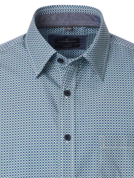 CASAMODA Regular Fit Camisa Verde Kent Easy Care  - Vista 1