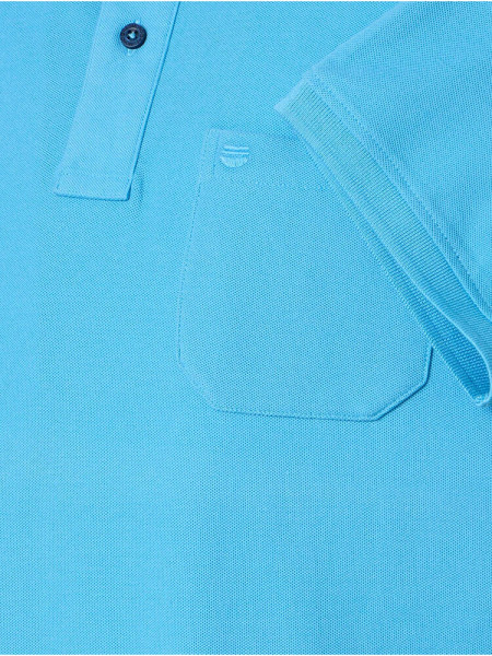 REDMOND Polo Azul medio Piqué - Vista 2