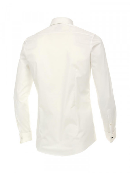 VENTI Slim Fit Camisa Beige claro Kent Popeline