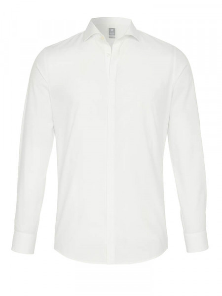 PURE Extra Slim Fit Camisa Beige claro Haifisch Popeline - Vista 1