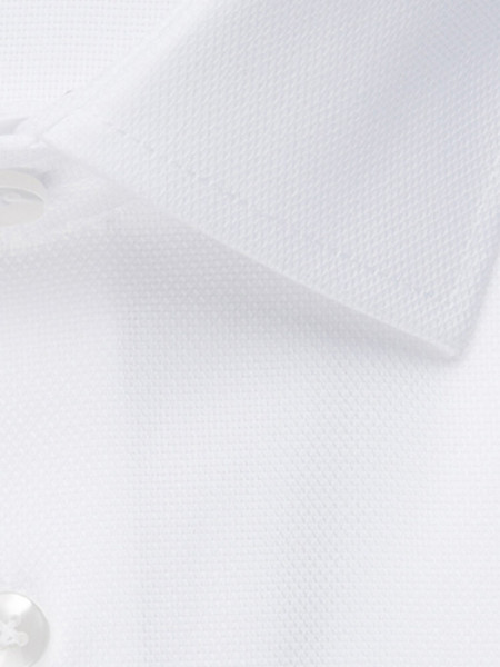 SEIDENSTICKER Slim Fit Camisa Blanco Business Kent Struktur - Vista 3