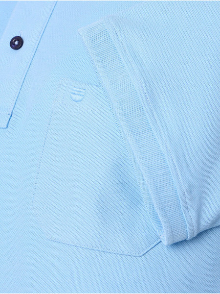 REDMOND Polo Azul claro Piqué - Vista 2