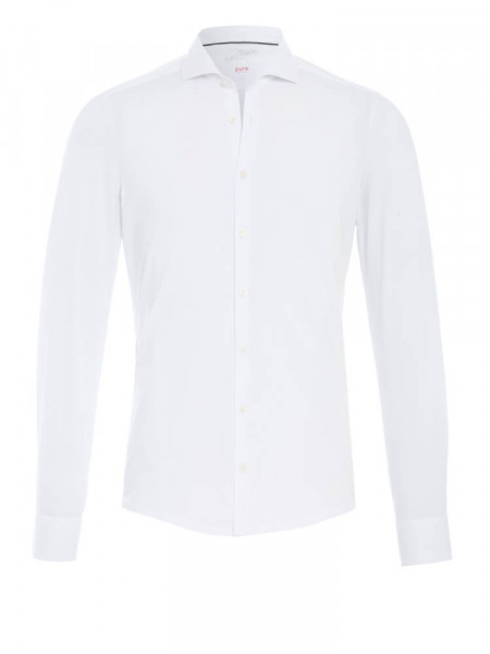 PURE Extra Slim Fit Camisa Blanco Haifisch Jersey - Vista 1
