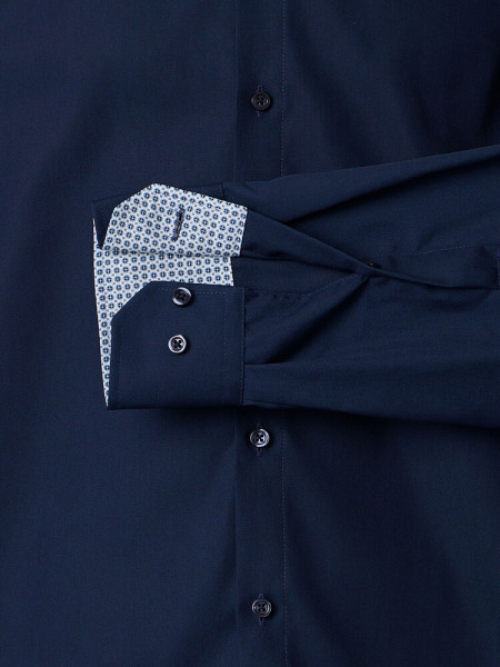 VENTI Regular Fit Camisa Marina Kent Popeline - Vista 2