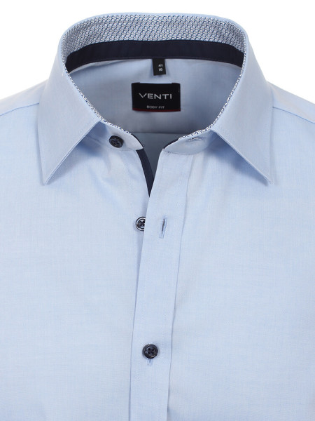 VENTI Slim Fit Camisa Azul claro Kent Easy Care  - Vista 1