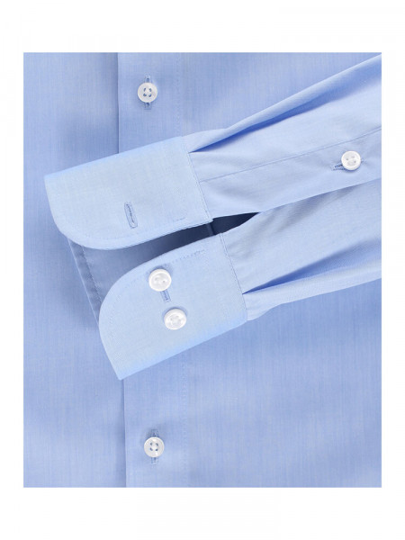 CASAMODA Regular Fit Camisa Azul claro Kent Popeline - Vista 2