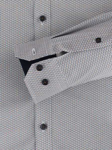 VENTI Slim Fit Camisa Marrón claro Kent Easy Care  - Vista 2