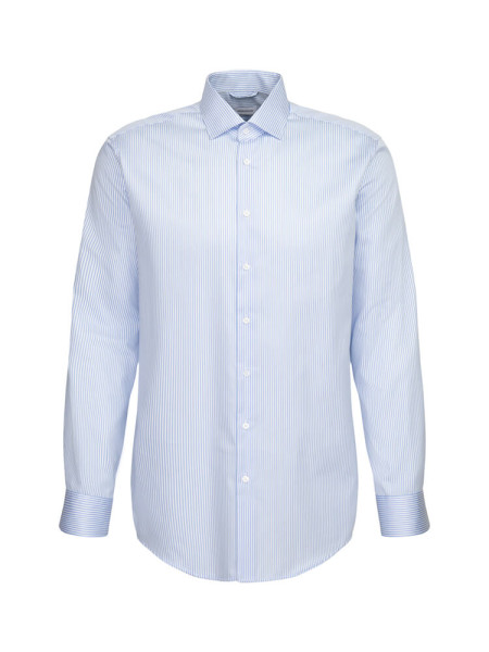 SEIDENSTICKER Regular Fit Camisa Azul claro New Kent Satin
