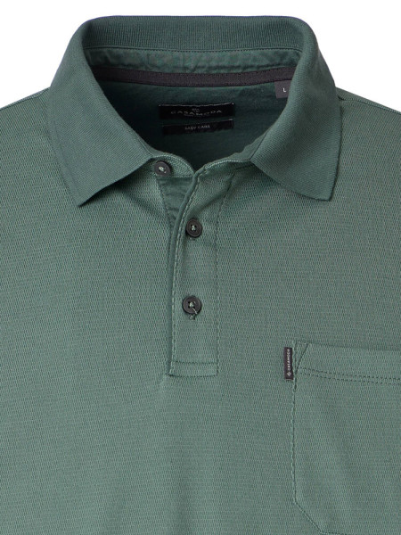 CASAMODA Polo Verde Piqué - Vista 1