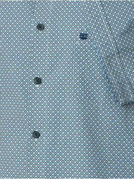 REDMOND Regular Fit Camisa Azul claro Kent Print - Vista 2