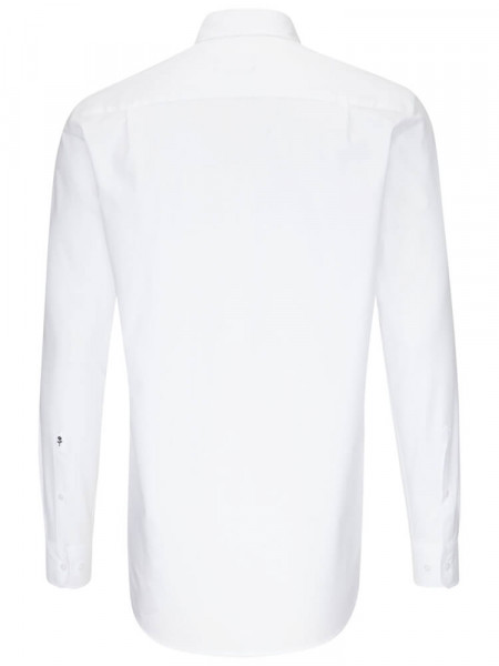 SEIDENSTICKER Comfort Fit Camisa Blanco Business Kent Popeline