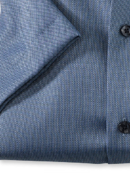 OLYMP Regular Fit Camisa Azul oscuro Global Kent Struktur - Vista 2