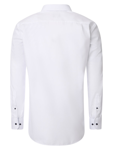 VENTI Comfort Fit Camisa Blanco Kent Popeline