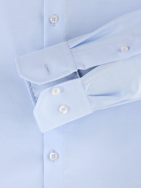 VENTI Regular Fit Camisa Azul claro Stehkragen Popeline - Vista 2
