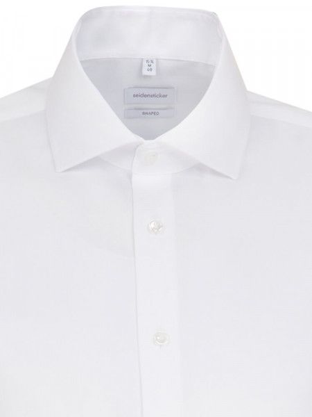 SEIDENSTICKER Tailored Fit Camisa Blanco Haifisch Oxford - Vista 2