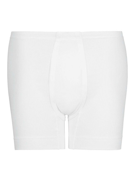 HUBER Regular Fit Blanco Doppelrippenstich - Vista 1
