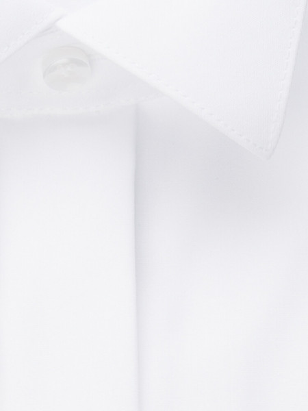 SEIDENSTICKER Slim Fit Camisa Blanco Kläppchen Popeline - Vista 3