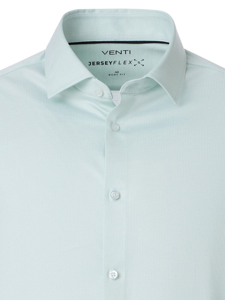 VENTI Slim Fit Camisa Verde Kent Jersey - Vista 1