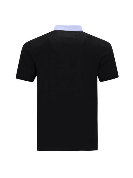 TOM RIPLEY Polo Negro Extrafeine Qualität