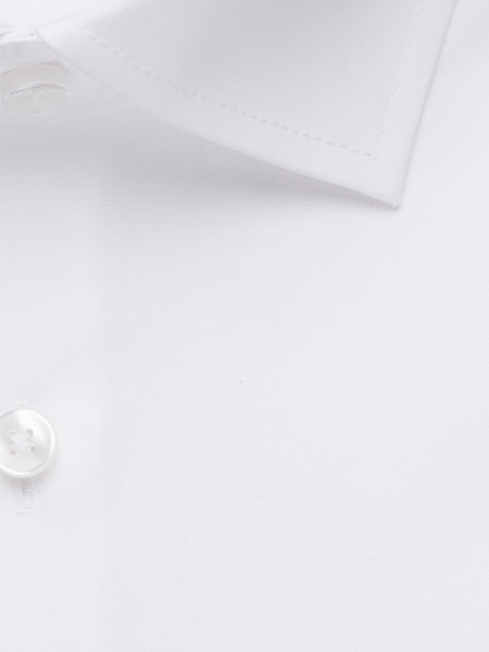 SEIDENSTICKER Slim Fit Camisa Blanco Business Kent Popeline - Vista 3