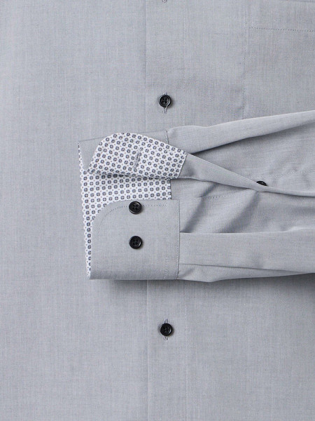 VENTI Comfort Fit Camisa Antracita Kent Popeline - Vista 2
